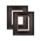 Museum Plein Aire Ornate Picture Frame, Antique Black w/ Gold Oil Painting Frames | High-End Antique Style Frames | Open Back Frames with No Glass or Baking
